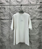 Balenciaga short-sleeve T-shirt in white with small chest heart logo