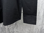 Burberry long-sleeve shirt hem and sleeve cuff detail