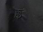 Burberry long-sleeve shirt in black, embroidered monogram logo