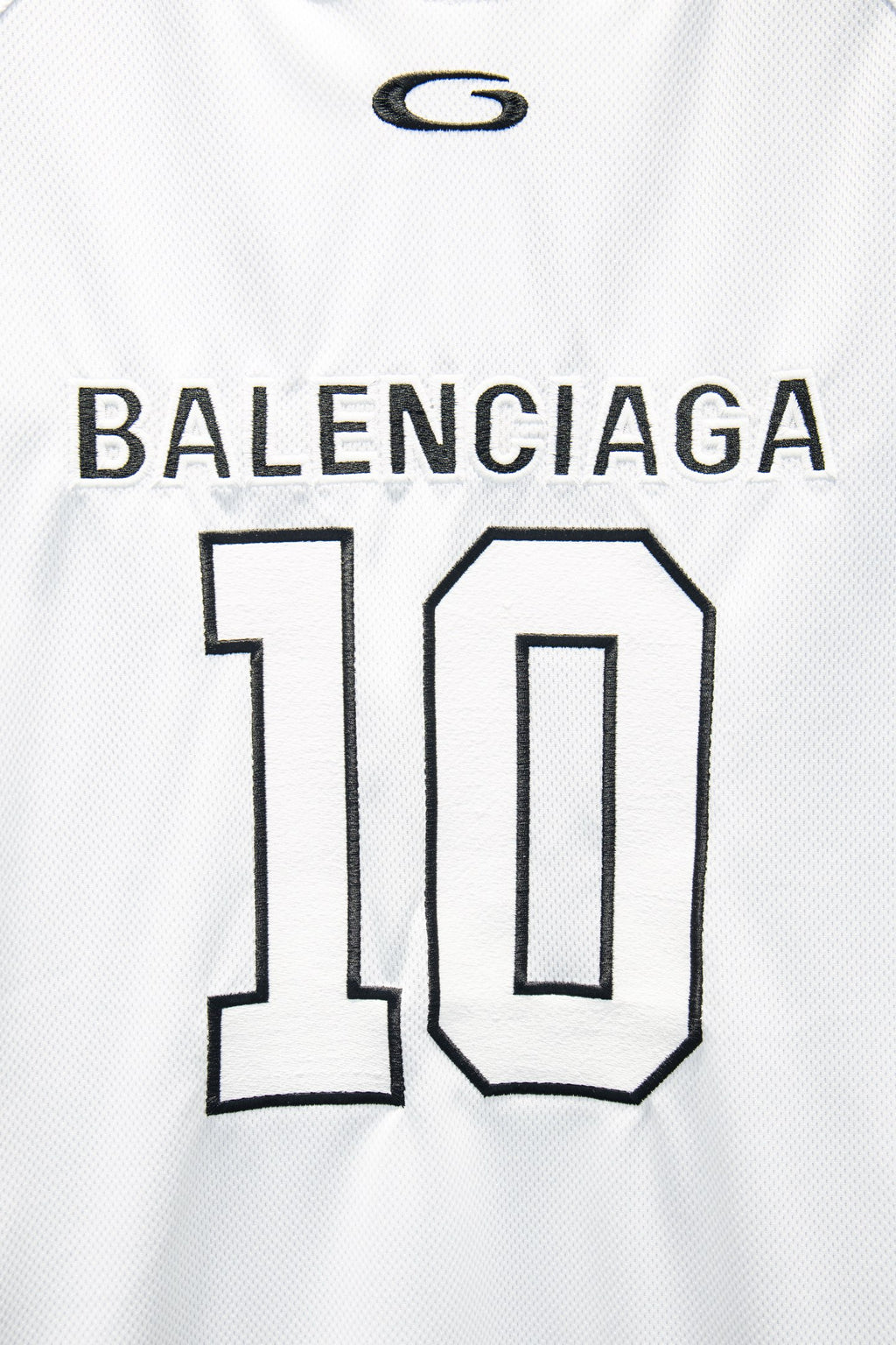 Balenciaga jersey front with large '10' and BALENCIAGA text