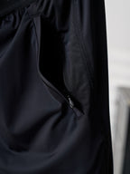 Louis Vuitton dark navy shorts with side pocket and angled stitching