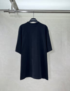 Navy oversized T-shirt with Balenciaga graphic on the back