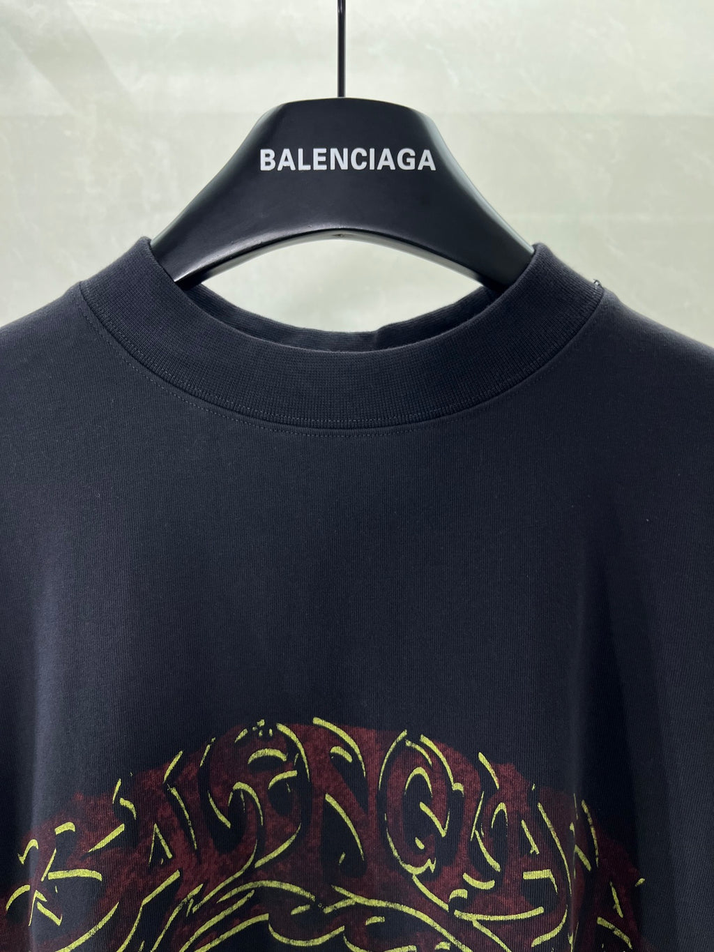 Balenciaga short-sleeve T-shirt crew neckline