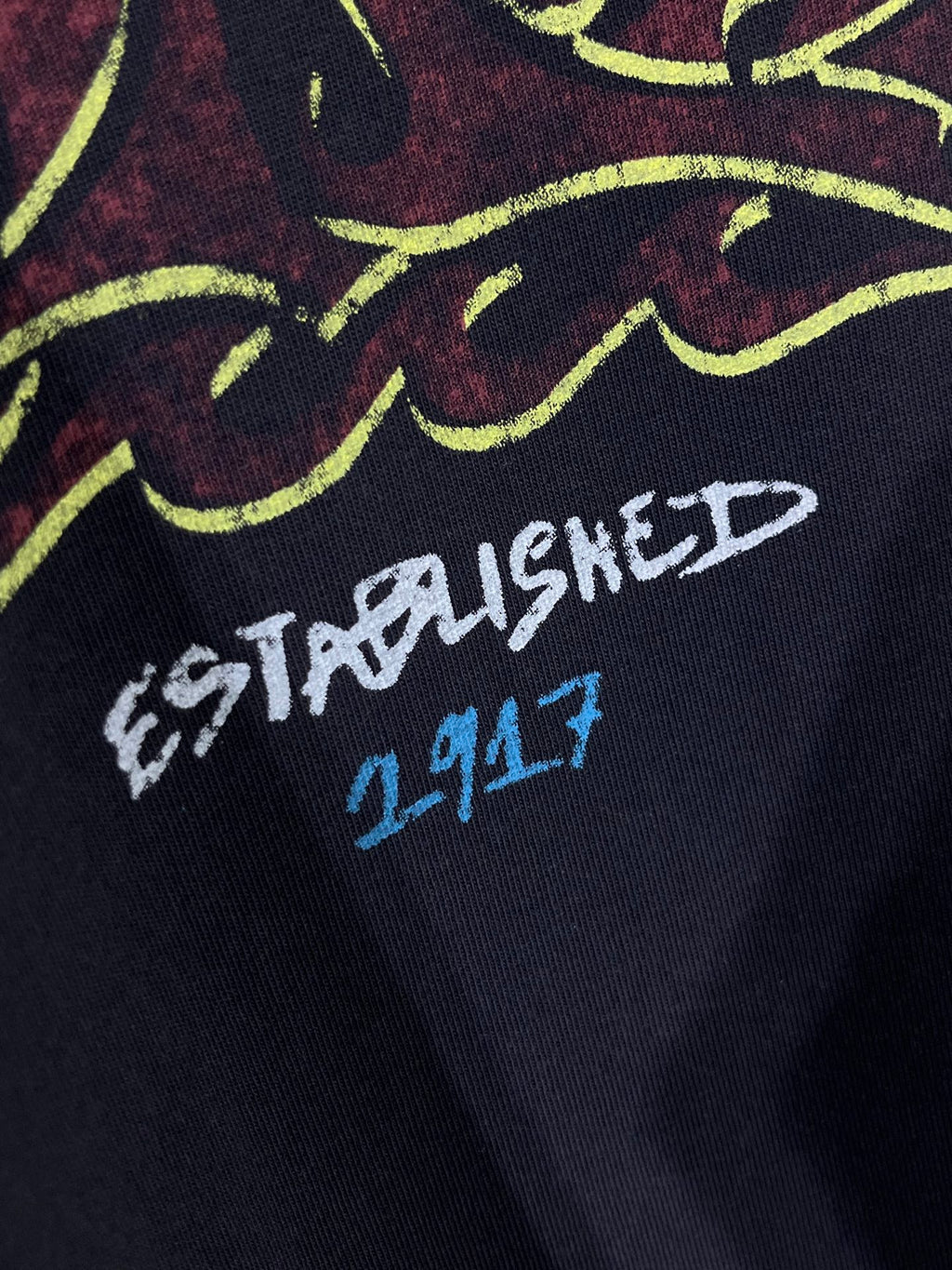 Balenciaga short-sleeve T-shirt white 'ESTABLISHED 2941' text graphic