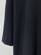 Balenciaga black short-sleeve T-shirt with straight hem and side seams