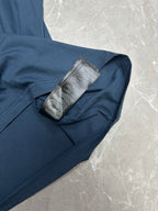 Balenciaga short-sleeve T-shirt close-up of inner neck label and seams