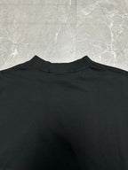 Balenciaga black T-shirt back neckline and collar seam
