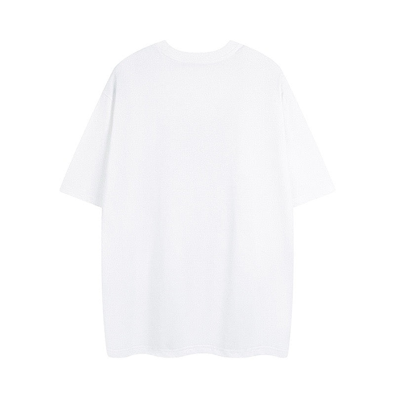 White Gucci T-shirt, plain back with crew neck and short sleeves