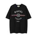 Gucci short-sleeve T-shirt, black, GUCCI FRENZE 1921 logo print