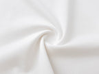White T-shirt fabric with visible smooth knit texture