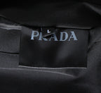 Prada brand label inside collar