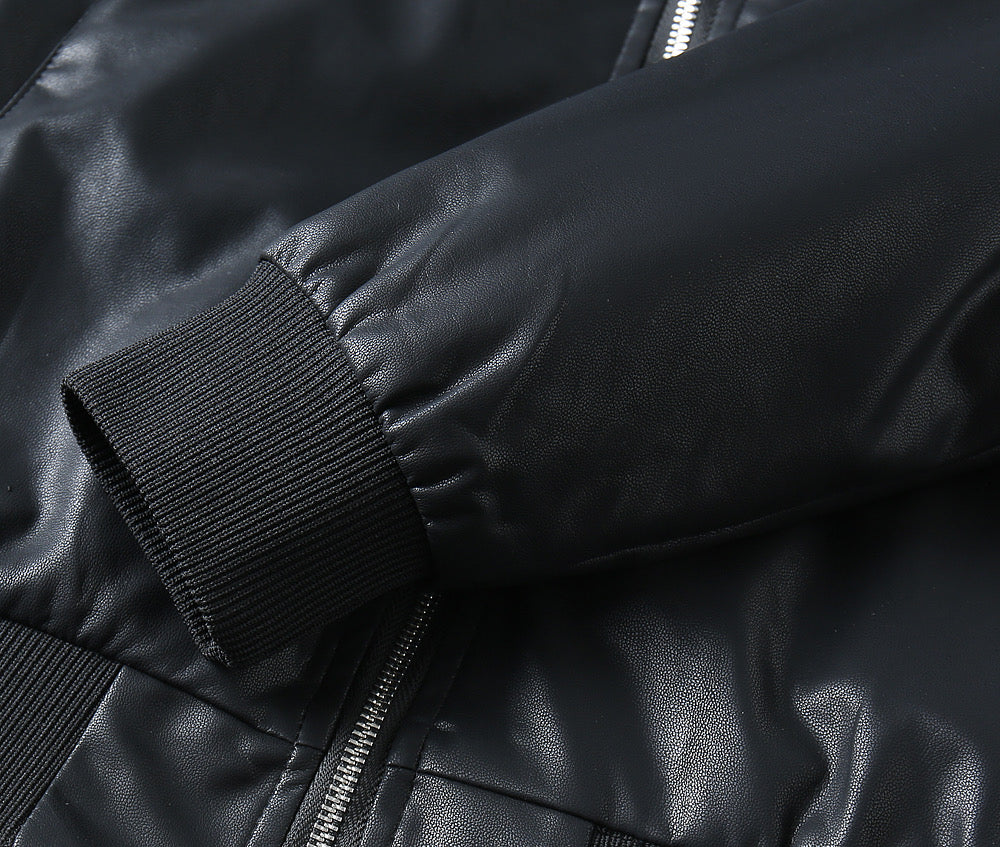 Prada jacket shoulder seam and ribbed cuff with zipper track