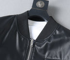 Prada sleeveless jacket with front zipper and ribbed collar