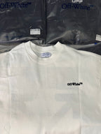 Off-White logo graphic T-shirt, off-white crewneck with short sleeves