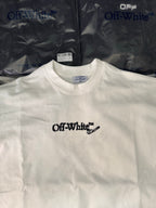 Off-White off-white T-shirt with small centered chest logo print