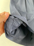 Moncler pants fabric fold close-up with inner seam detail
