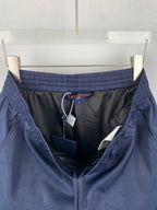 Louis Vuitton monogram shorts interior lining and size tag, dark navy