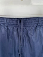 Louis Vuitton monogram shorts waistband with drawstring tie, dark navy