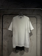Balenciaga crewneck T-shirt, light gray, short sleeves, small chest logo