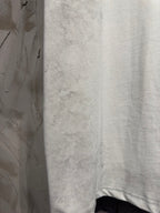 Balenciaga T-shirt back, light gray fabric with crew neck opening