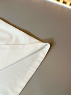 Off-white Burberry polo shirt sleeve hem and side seam