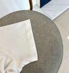 Off-white Burberry polo shirt shoulder and sleeve cuff seam