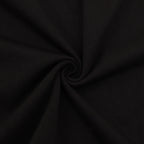 Black T-shirt fabric with visible knit texture