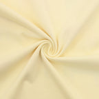 Kids pale yellow T-shirt fabric drape, smooth knit texture