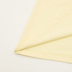 Kids pale yellow T-shirt fabric and stitched seam detail
