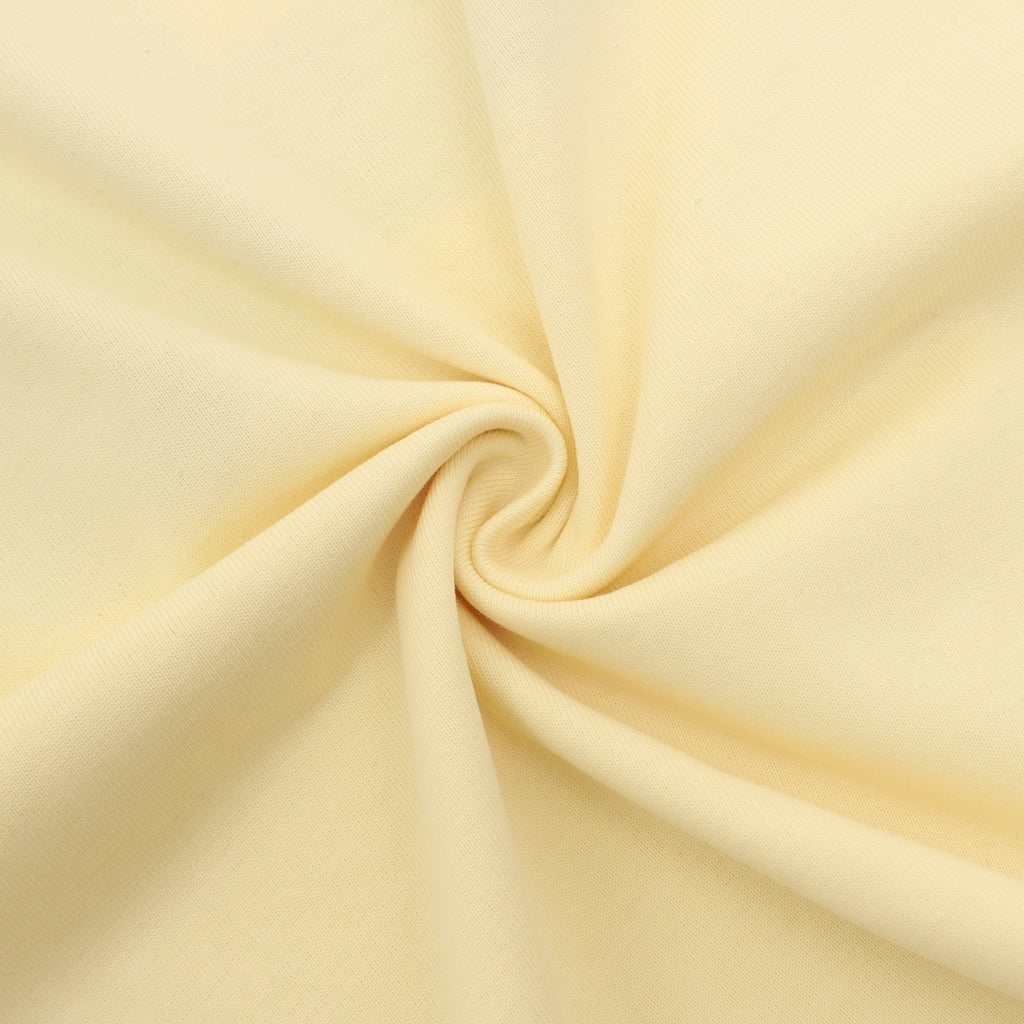 Gucci short-sleeve T-shirt fabric texture in pale yellow