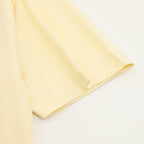 Gucci short-sleeve T-shirt pale yellow sleeve cuff detail