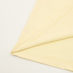 Gucci short-sleeve T-shirt hem and stitching detail in pale yellow
