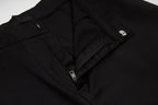 Prada black shorts with front zipper and inner pocket