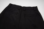 Black Prada dress pants with waistband belt loops and front pocket