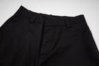 Prada black shorts waistband with button and belt loops
