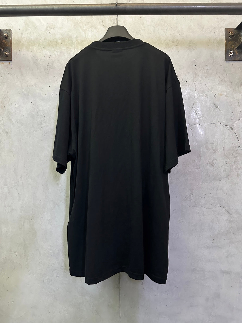 Balenciaga black crewneck T-shirt, back view