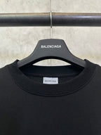 Balenciaga crewneck T-shirt neckline with BALENCIAGA logo tag