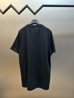 Versace black short-sleeve T-shirt back view