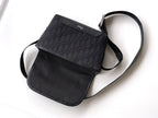 Dior monogram crossbody bag with shoulder strap, dark