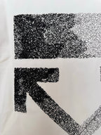 OffWhite™ T-shirt graphic, off-white with black and light arrow shapes