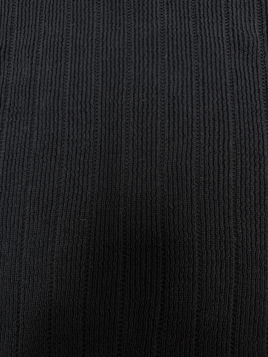 Ralph Lauren dark charcoal ribbed knit fabric texture