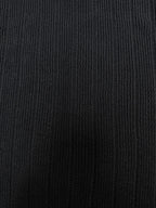 Ralph Lauren dark charcoal ribbed knit fabric texture