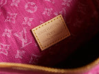 Louis Vuitton bag pink monogram canvas with Louis Vuitton Paris interior label patch