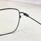 Black eyeglass temple with textured hinge and adjustable arm joint