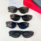Assorted cat-eye sunglasses set: black, tortoiseshell, and dark tinted lenses