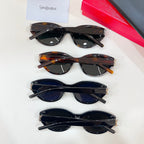 Assorted cat-eye sunglasses set: tortoiseshell and dark blue/black tinted lenses