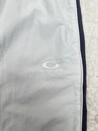 White shorts with BALENCIAGA logo on leg, side seam and zipper fly.