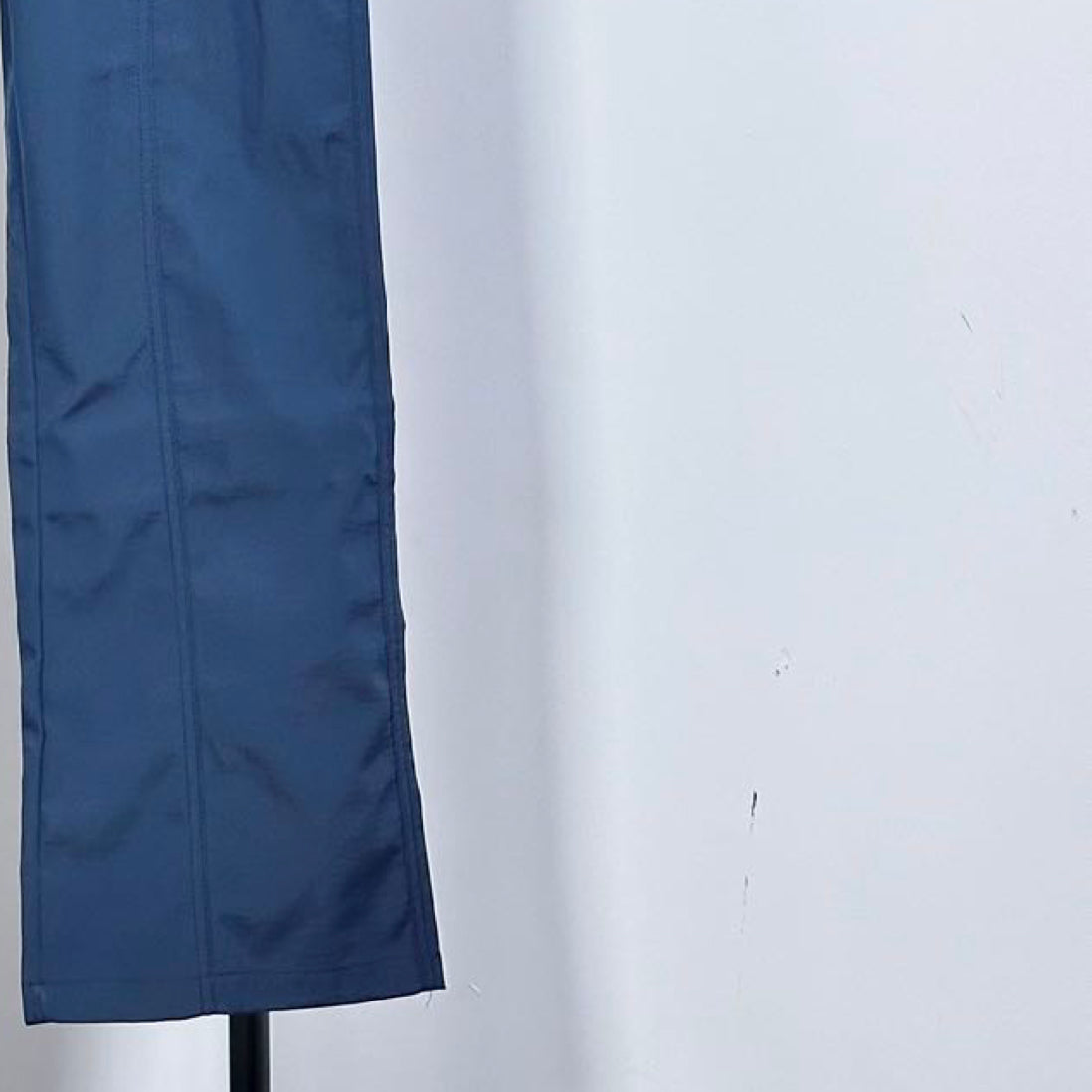 Prada pants in dark blue with straight leg and smooth outer seam detail