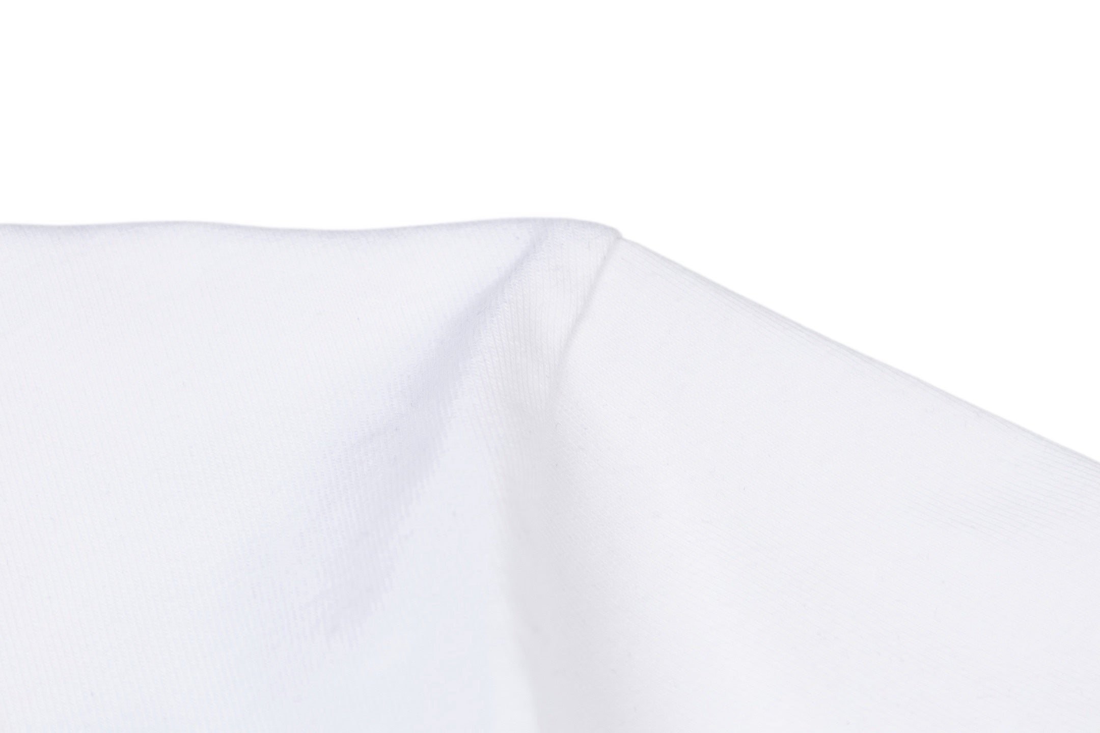 Givenchy white T-shirt fabric fold close-up