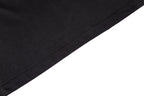 Givenchy black T-shirt side seam and stitched hem detail